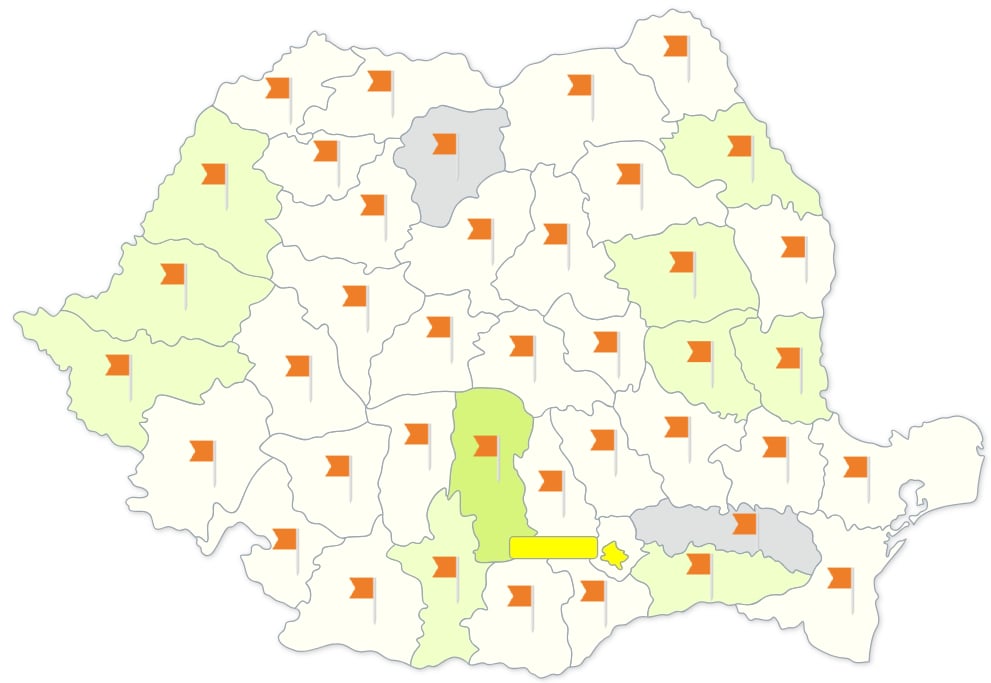 Proiecte Realizate Agro Bio Brichet Romania Harta proiecte realizate Agro Bio Brichet Romania