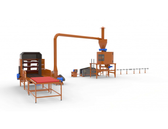 linie brichetare paie 400-600 kg-ora