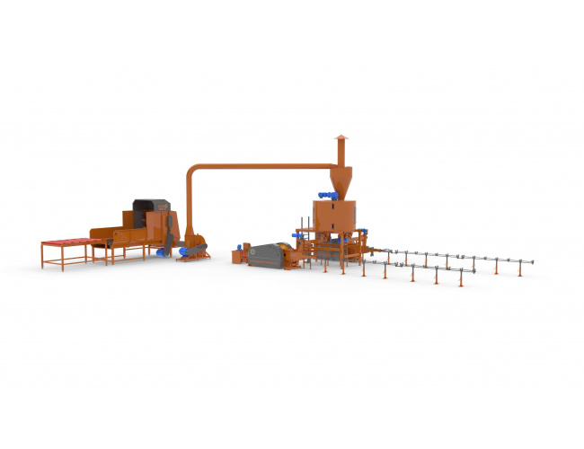 linie brichetare paie 800-1000 kg-ora