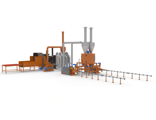 Linie brichetare paie 600-800 kg/ora