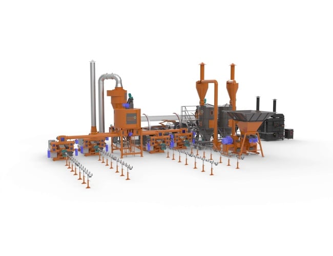 linie brichetare rumegus 3200 kg ora2