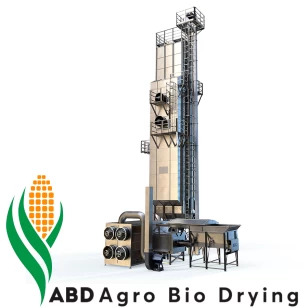 ABD Agro Bio Drying - Uscator cereale industrial cu arzator automatizat pe peleti paie sau brichete biomasa